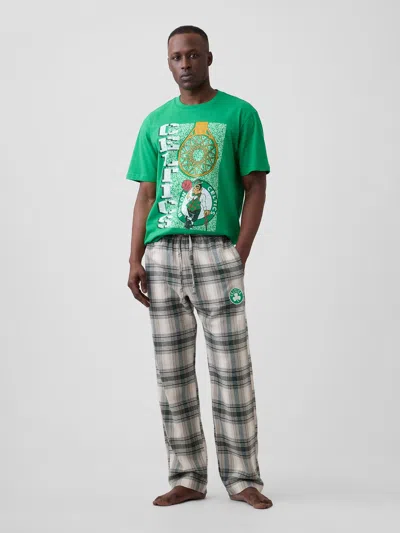 Gap Factory Nba Flannel Pj Pants In Multi