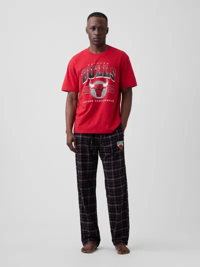 Gap Factory Nba Flannel Pj Pants In Multi