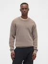 Gap Factory Oversized Fisherman-stitch Crewneck Sweater