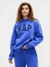 Gap Factory Oversized Gap Nap Logo Hoodie In Blue