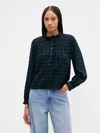 Gap Factory Oversized Ruffle Top In Multi