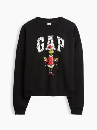 Gap Factory Oversized Wedge Crewneck Sweatshirt In Multi