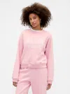 Gap Factory Oversized Wedge Gap Logo Sweatshirt In Pink
