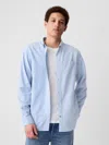 Gap Factory Oxford Shirt In Standard Fit In Blue