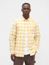 Gap Factory Oxford Shirt In Standard Fit In Neutral
