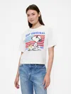 Gap Factory Peanuts Oversized Gap Logo T-shirt In Multi