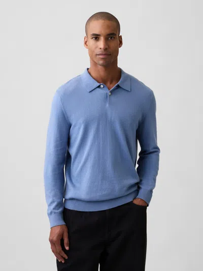 Gap Factory Polo Shirt Sweater In Blue