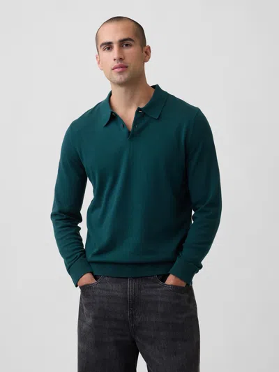 Gap Factory Polo Shirt Sweater In Green