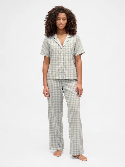 Gap Factory Poplin Pj Pants In Multi