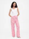 Gap Factory Poplin Pj Pants In Pink