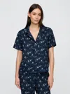 Gap Factory Poplin Pj Shirt In Blue