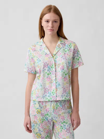 Gap Factory Poplin Pj Shirt In Pink