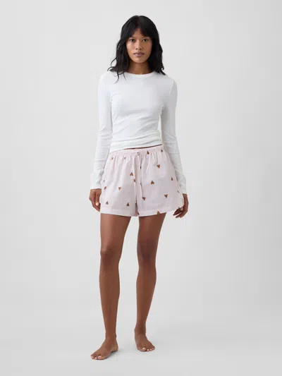 Gap Factory Poplin Pj Shorts In Brannan Stripe