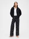 Gap Factory Print Poplin Pj Pants In Multi