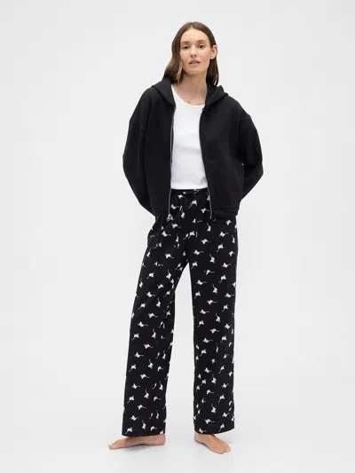 Gap Factory Print Poplin Pj Pants In Multi