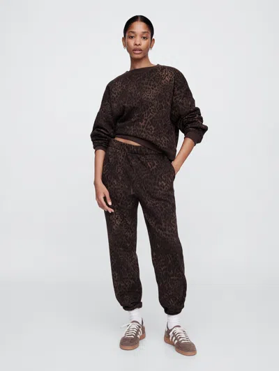 Gap Factory Print Pull-on Joggers In Brown