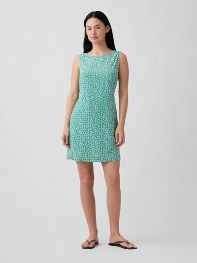 Gap Factory Print Sleeveless Mini Dress In Animal Print