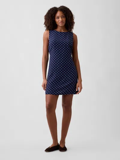 Gap Factory Print Sleeveless Mini Dress In Multi