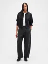 Gap Factory Pull-on Barrel Sweatpants In Black
