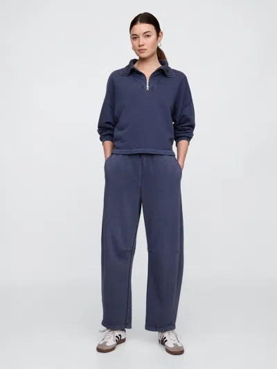 Gap Factory Pull-on Barrel Sweatpants In Blue