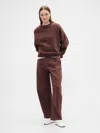 Gap Factory Pull-on Barrel Sweatpants In Brown