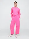 Gap Factory Pull-on Barrel Sweatpants In Pink