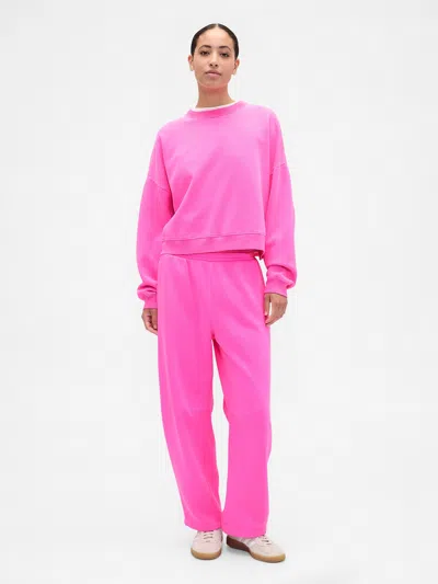 Gap Factory Pull-on Barrel Sweatpants In Pink