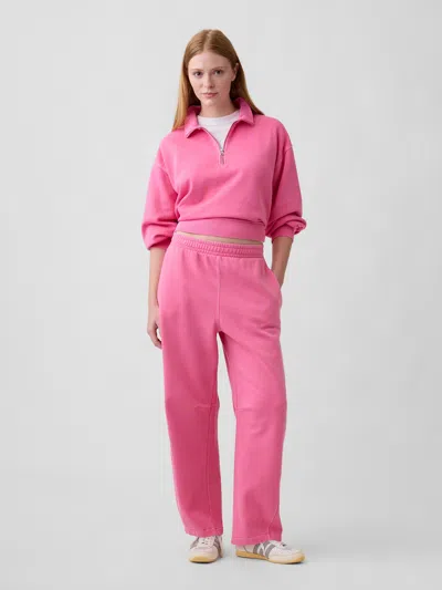 Gap Factory Pull-on Barrel Sweatpants In Pink