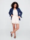 Gap Factory Pull-on Eyelet Shorts In White