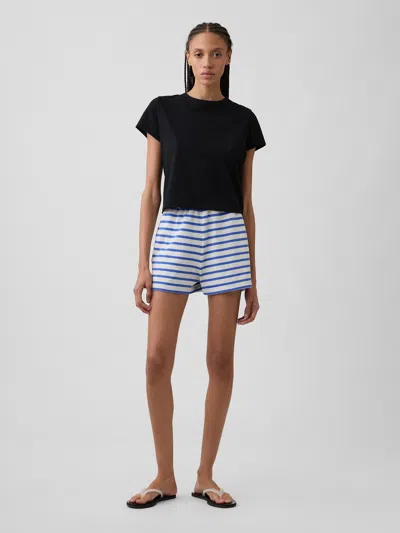Gap Factory Pull-on Stripe Shorts In Blue