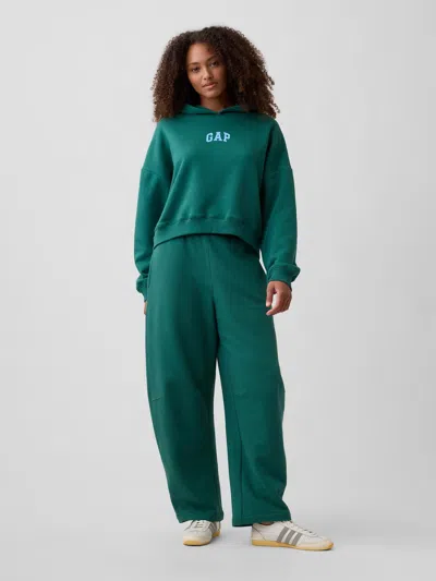 Gap Factory Pull-on Barrel Sweatpants In Green