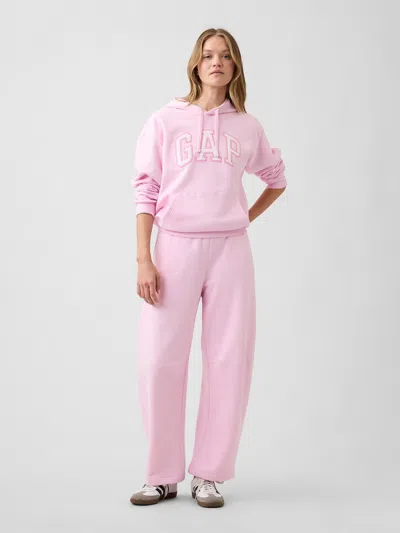 Gap Factory Pull-on Barrel Sweatpants In Pink