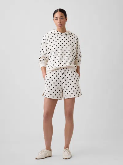 Gap Factory Pull-on Fleece Shorts In Black