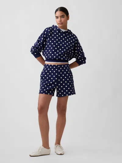 Gap Factory Pull-on Fleece Shorts In Blue
