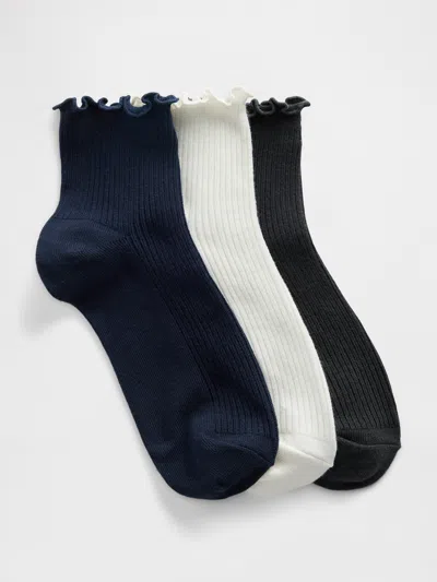 Gap Factory Quarter Crew Socks (3-pack)