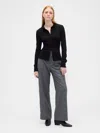 Gap Factory Recycled Easy Twill Trousers In Black