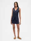 Gap Factory Recycled Pull-on Mini Skirt In Blue