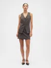 Gap Factory Recycled Pull-on Mini Skirt In Gray