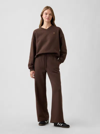 Gap Factory Relaxed Brannan Bear Straight-leg Sweatpants In Brown