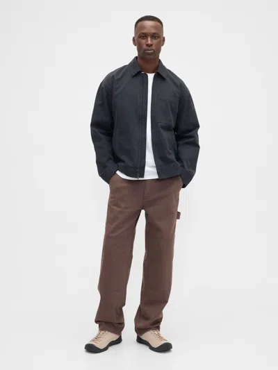 Gap Factory Relaxed Carpenter Jeans In Brown
