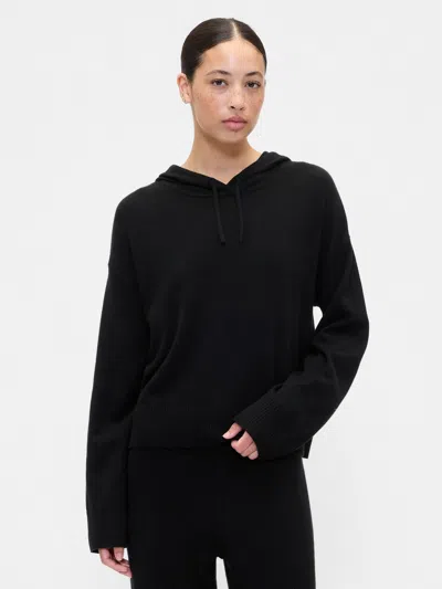 Gap Factory Relaxed Cashsoft Hoodie In Black