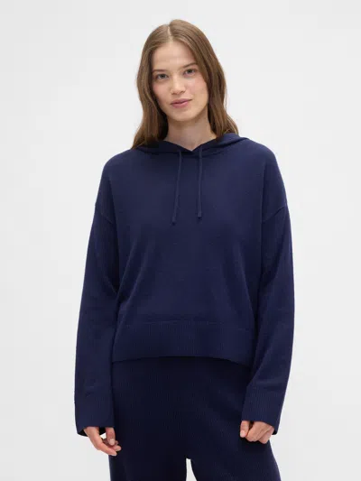 Gap Factory Relaxed Cashsoft Hoodie In Blue