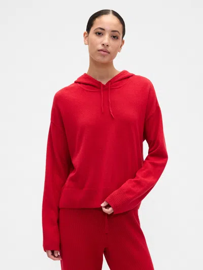 Gap Factory Relaxed Cashsoft Hoodie In Red