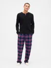 Gap Factory Relaxed Flannel Pj Pants In Blue