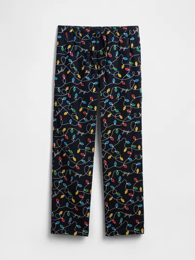 Gap Factory Relaxed Flannel Pj Pants In Blue