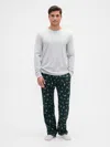 Gap Factory Relaxed Flannel Pj Pants In Green