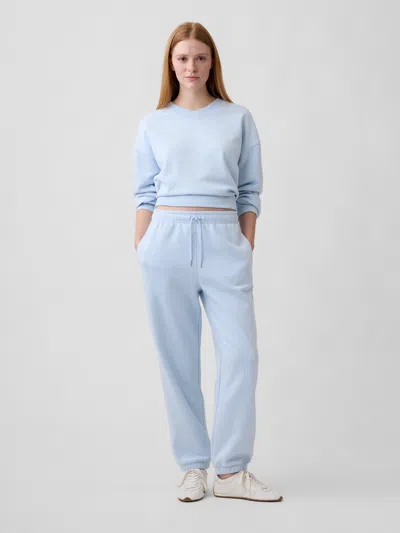Gap Factory Relaxed Fleece Joggers In Blue
