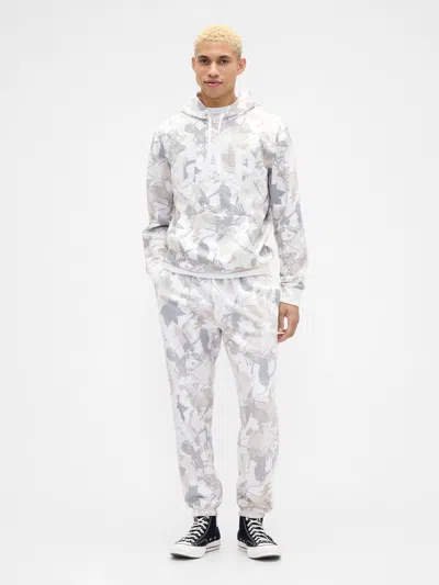 Gap Factory Relaxed Gap Logo Camo Joggers In Gray