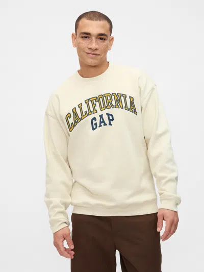 Gap Factory Relaxed Gap Logo Graphic Sweatshirt In Neutral