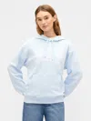 Gap Factory Relaxed Gap Logo Hoodie In Blue